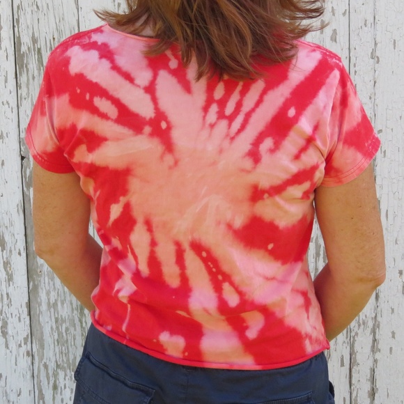 Wonder Woman Custom Bleach Crop Top sz M - Picture 6 of 6